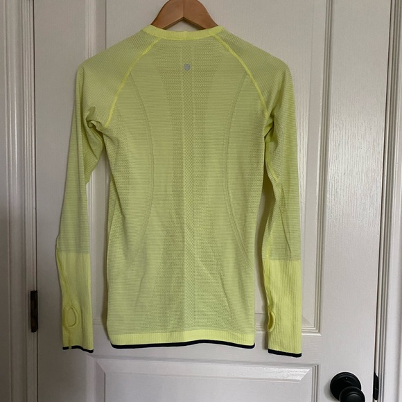Lululemon swiftly tech long sleeve yellow 6 - Picture 2 of 4